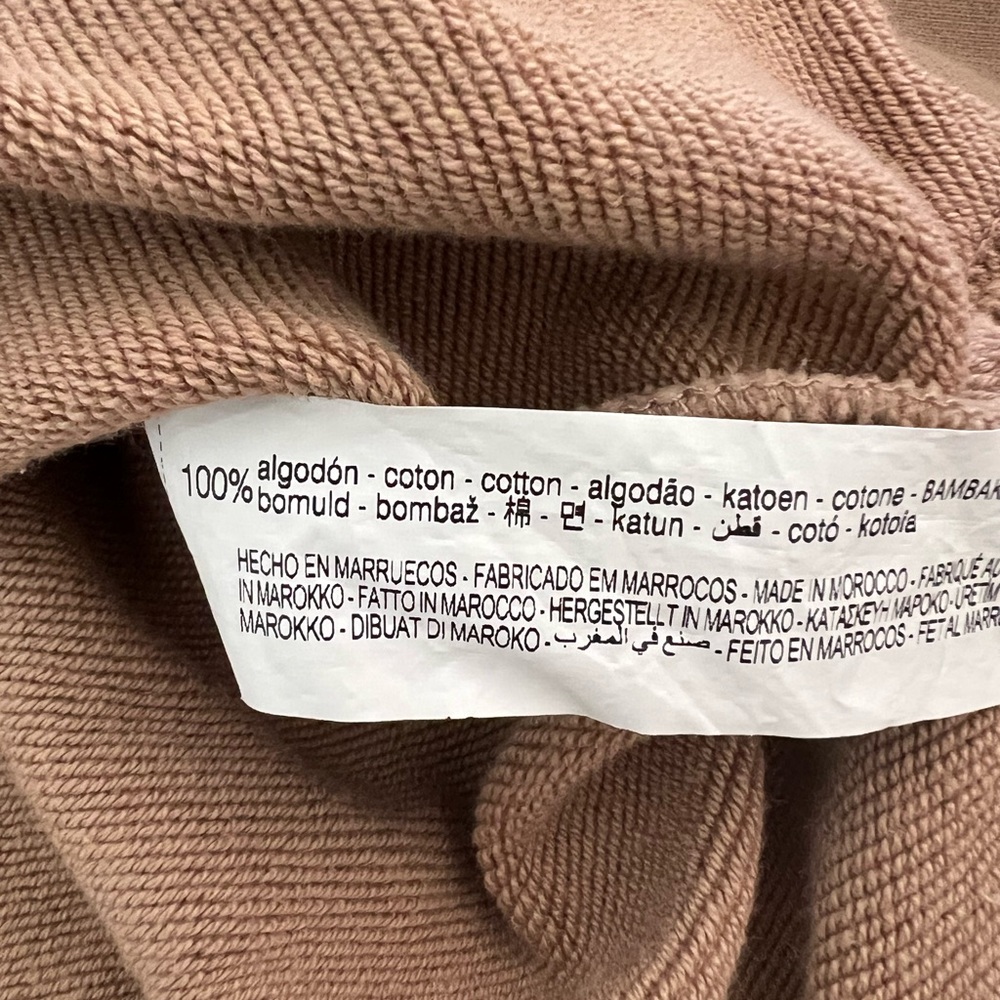Zara Tan Women's Sweatshirt - Size Medium - Picture 6 of 6